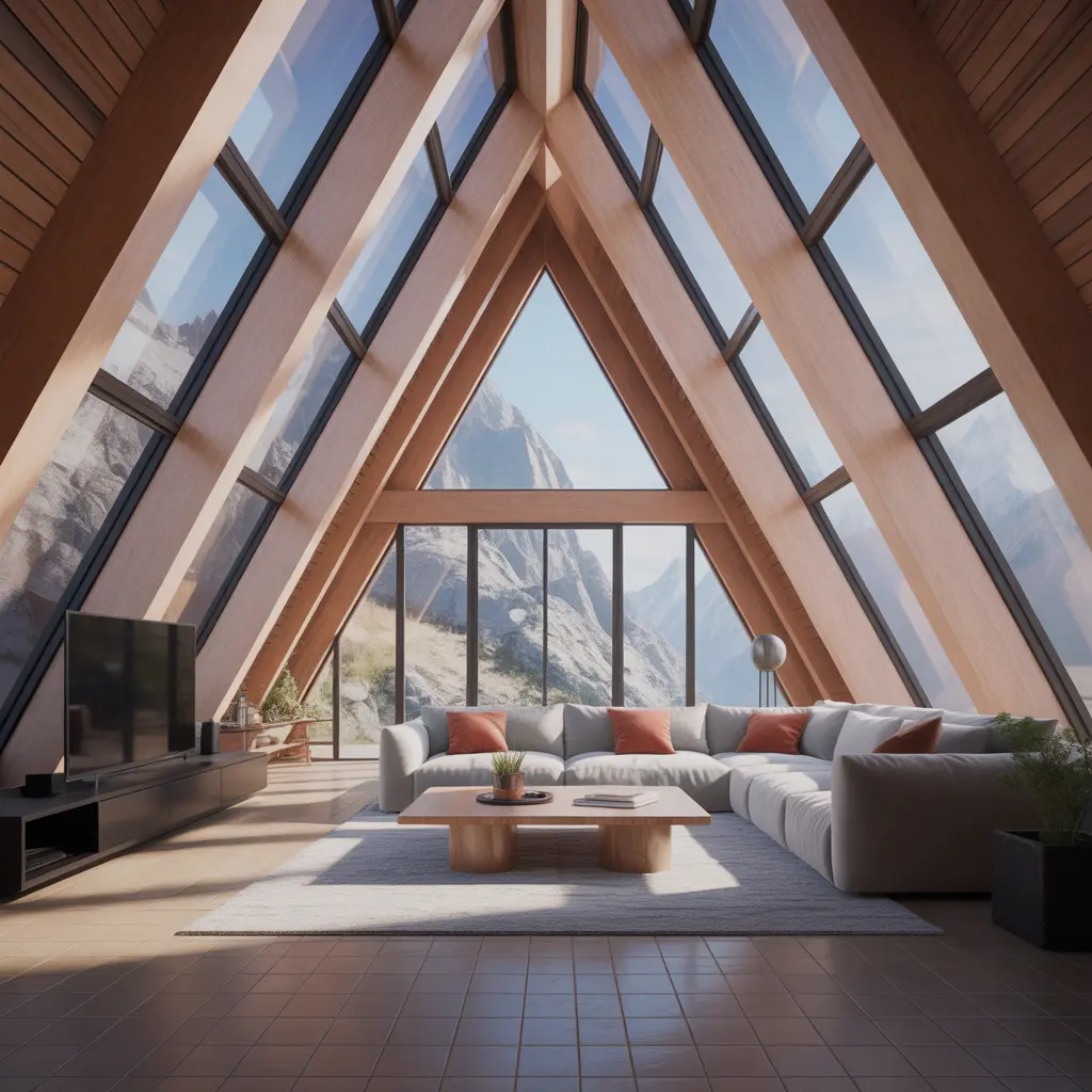 Alpine Peak A-Frame view 1