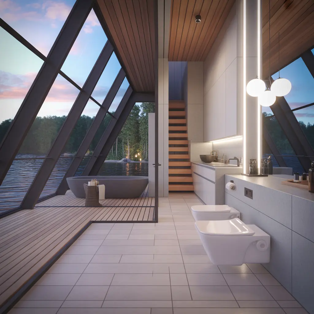 Lakeside A-Frame Retreat view 4