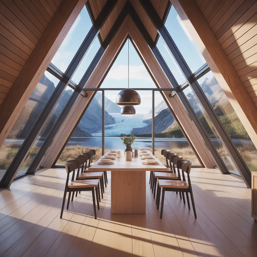 Glacier Edge A-Frame view 5