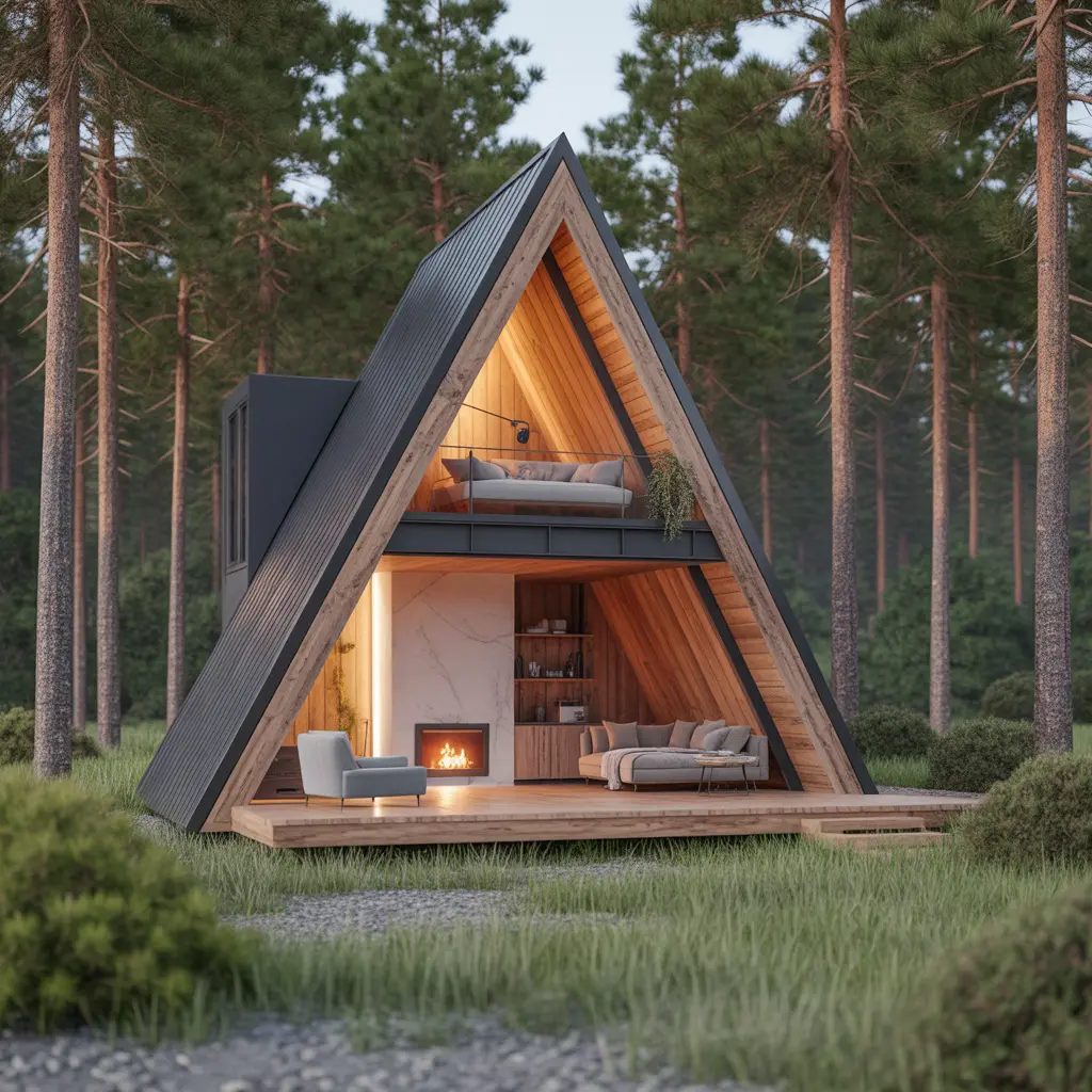 Harbor Breeze A-Frame exterior A-frame rendering