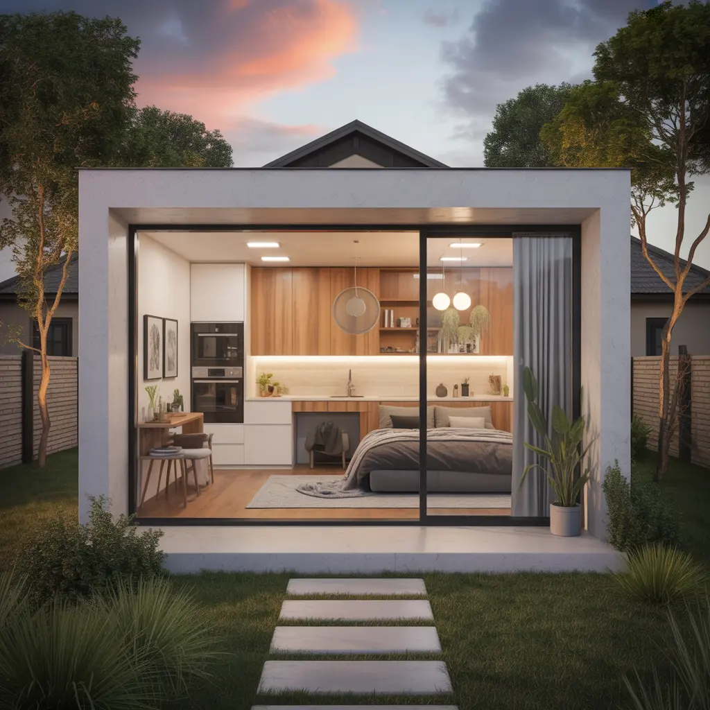 One Bedroom ADU exterior rendering