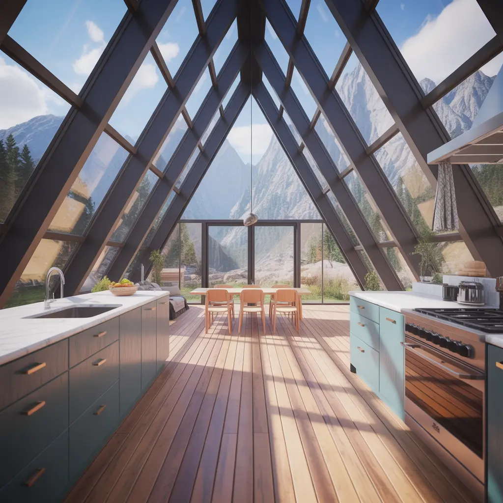 Alpine Peak A-Frame view 3