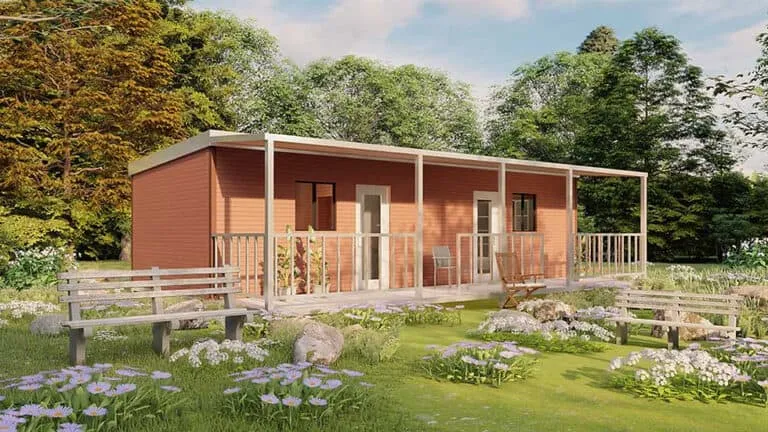 Xpandable House X-120 exterior