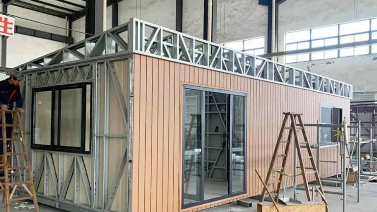 Foldable house Vincent House modular prefab light steel frame house thumbnail 4